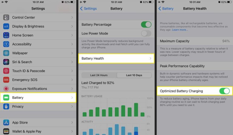 How To turn off Optimized Battery Charging
